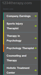 Mobile Screenshot of 1234therapy.com